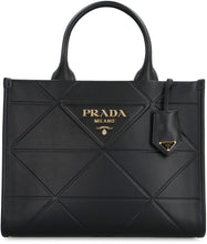 Carica l'immagine nel visualizzatore di Gallery, Borsa a mano in pelle con logo