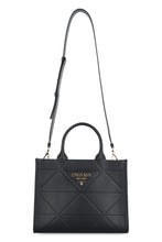 Carica l'immagine nel visualizzatore di Gallery, Borsa a mano in pelle con logo