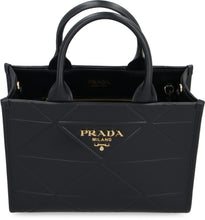 Carica l'immagine nel visualizzatore di Gallery, Borsa a mano in pelle con logo