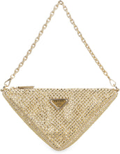 Carica l'immagine nel visualizzatore di Gallery, Borsa a mano Triangle con cristalli