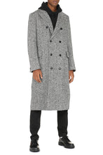 Carica l'immagine nel visualizzatore di Gallery, Cappotto doppiopetto imbottito
