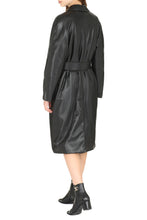 Carica l'immagine nel visualizzatore di Gallery, Cappotto imbottito in ecopelle