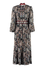 Carica l'immagine nel visualizzatore di Gallery, Abito midi con cintura