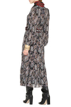 Carica l'immagine nel visualizzatore di Gallery, Abito midi con cintura