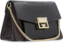 Carica l'immagine nel visualizzatore di Gallery, Borsa a mano Small GV3 in pelle stampa coccodrillo