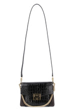 Carica l'immagine nel visualizzatore di Gallery, Borsa a mano Small GV3 in pelle stampa coccodrillo