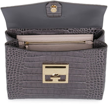 Carica l'immagine nel visualizzatore di Gallery, Borsa in pelle Mystic effetto coccodrillo