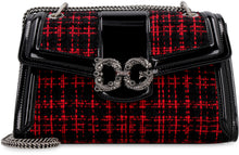 Carica l'immagine nel visualizzatore di Gallery, Borsa a spalla DG Amore in tweed