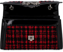 Carica l'immagine nel visualizzatore di Gallery, Borsa a spalla DG Amore in tweed