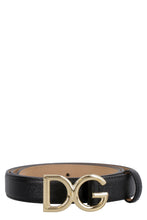 Carica l'immagine nel visualizzatore di Gallery, Cintura in pelle con fibbia DG
