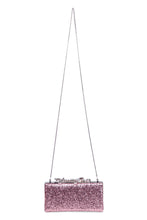 Carica l'immagine nel visualizzatore di Gallery, Clutch Celeste/S rigida glitterata