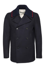 Carica l'immagine nel visualizzatore di Gallery, Cappotto doppiopetto in lana vergine