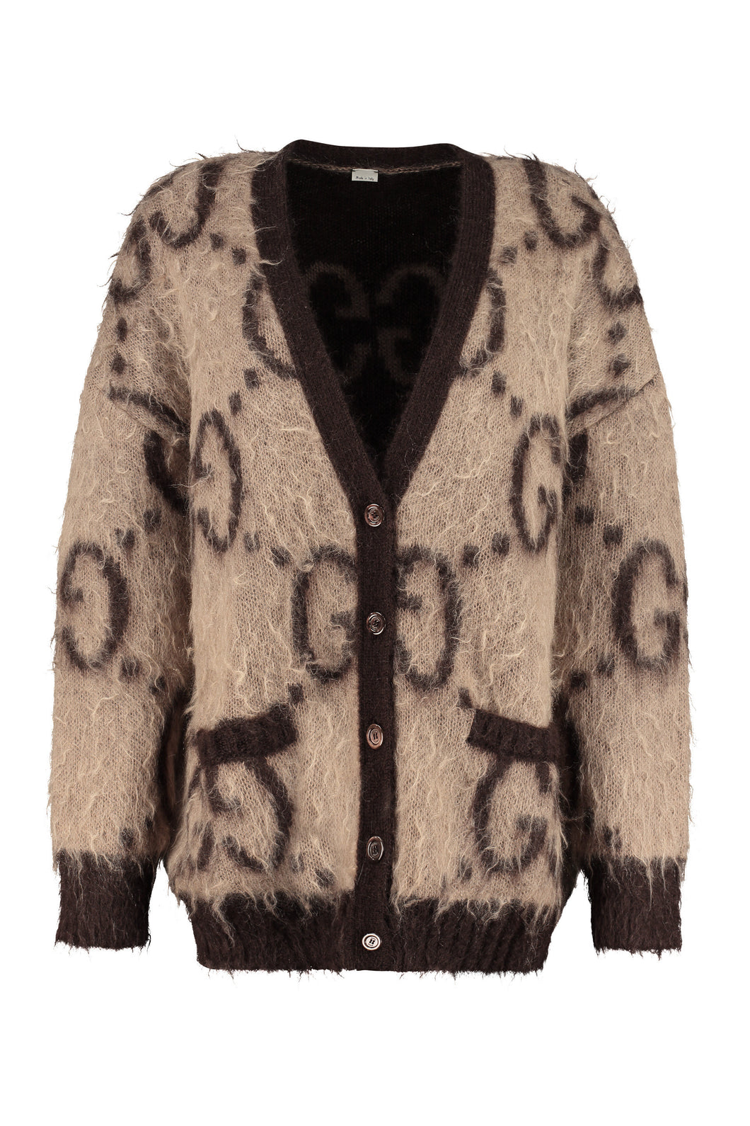 Cardigan reversibile con motivo GG