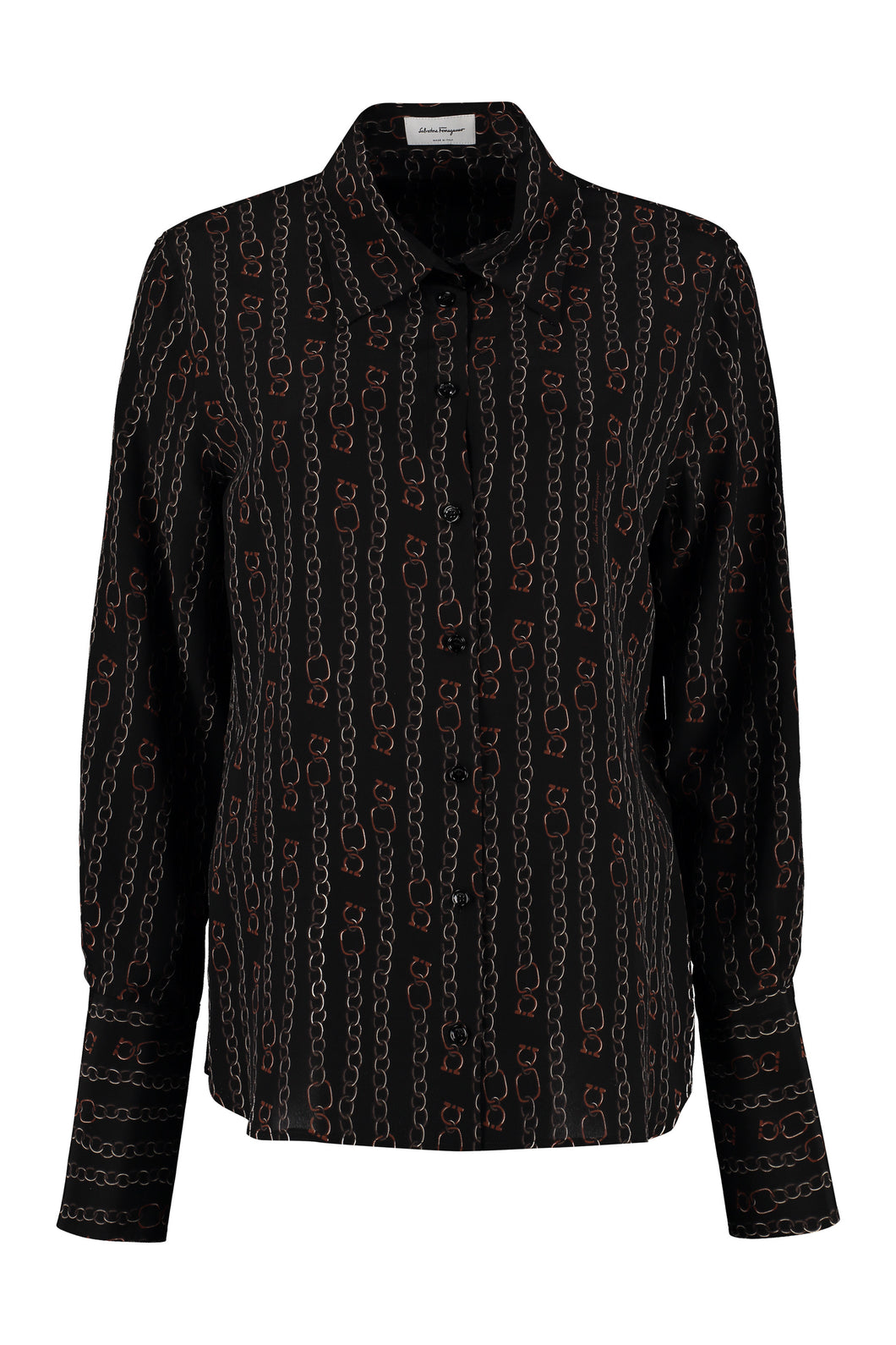 Camicia in seta stampata