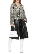 Carica l&#39;immagine nel visualizzatore di Gallery, Blusa stampata Maloua con ruches
