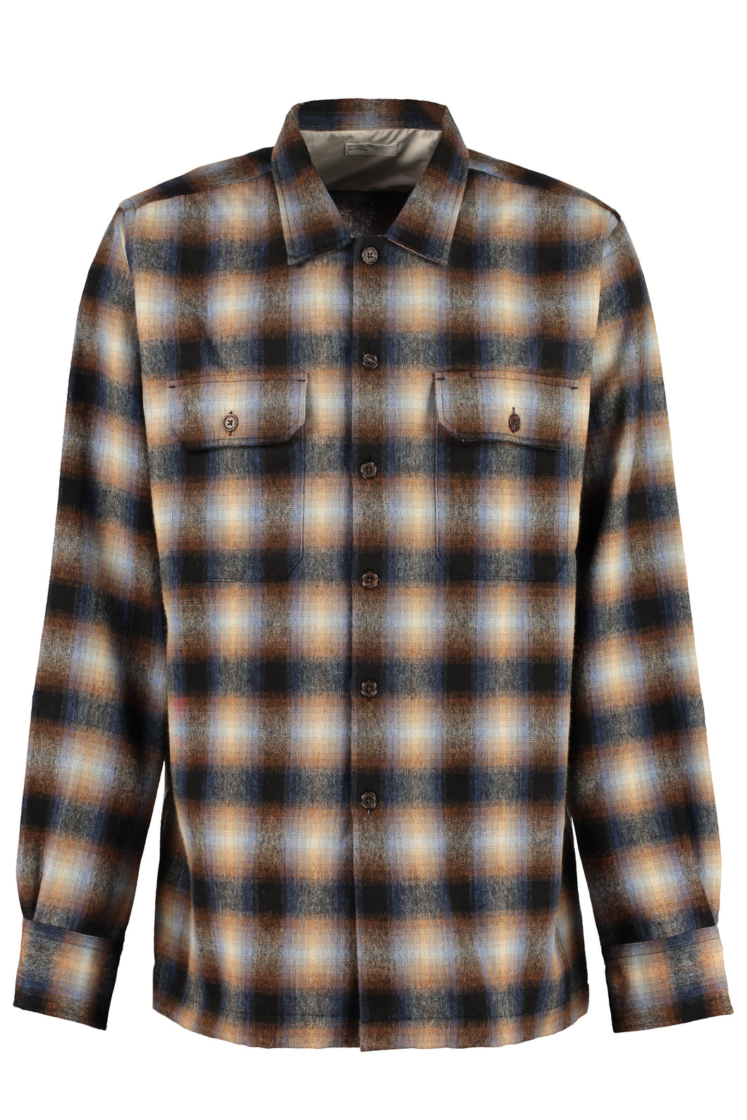 Camicia in lana a quadri