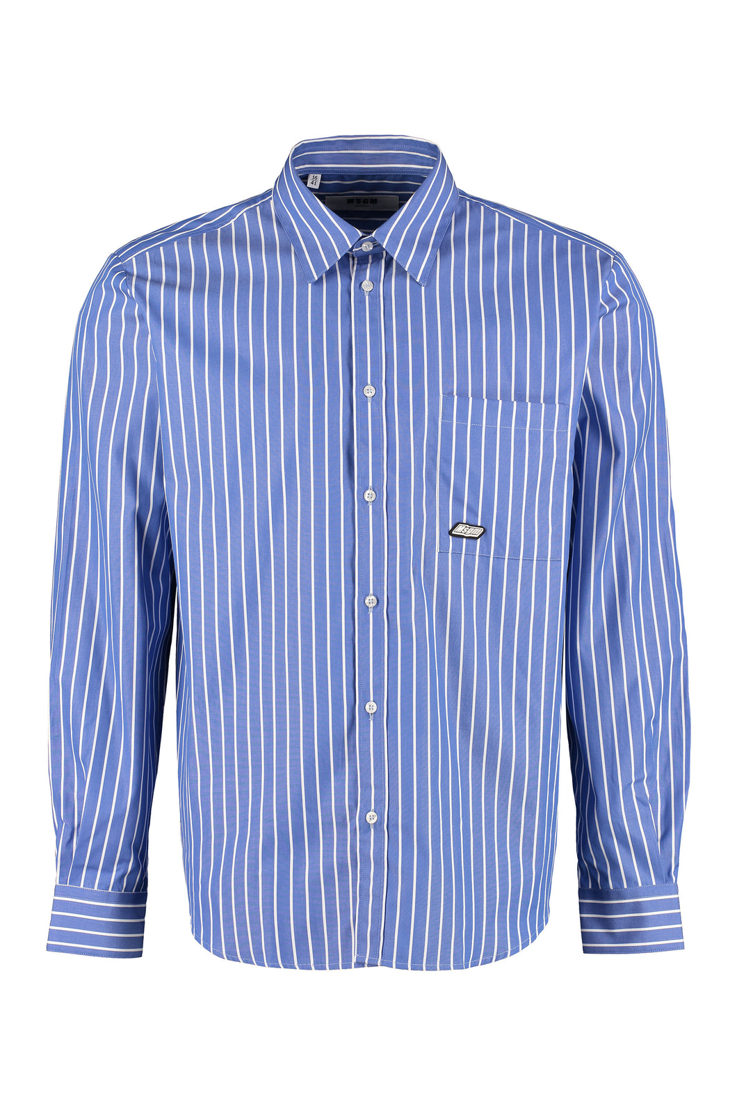 Camicia in cotone a righe