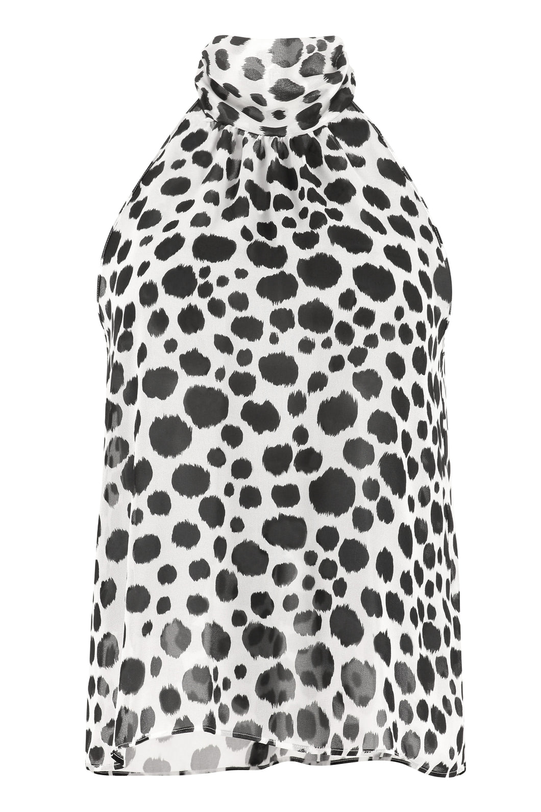 Blusa in chiffon stampato