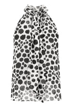 Carica l&#39;immagine nel visualizzatore di Gallery, Blusa in chiffon stampato
