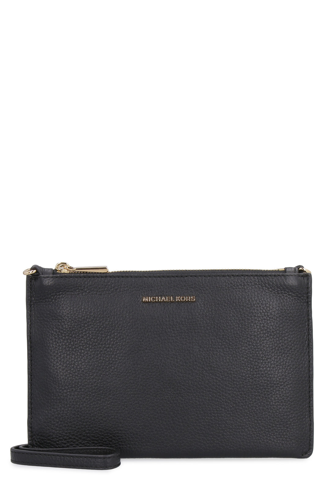 Clutch in pelle martellata