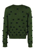 Carica l&#39;immagine nel visualizzatore di Gallery, Cardigan tricot con pon-pons

