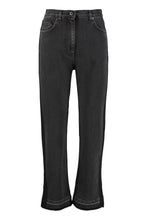 Carica l&#39;immagine nel visualizzatore di Gallery, Cropped jeans con bande laterali
