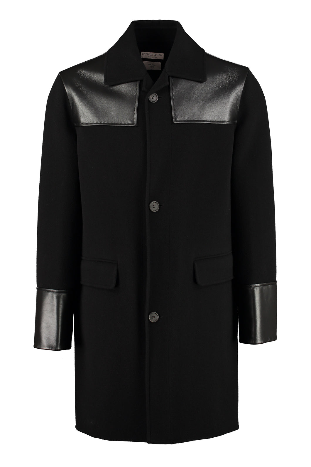 Cappotto monopetto in lana