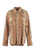Carica l&#39;immagine nel visualizzatore di Gallery, Camicia Dee in ecopelle stampa pitone
