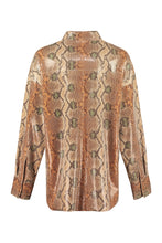 Carica l&#39;immagine nel visualizzatore di Gallery, Camicia Dee in ecopelle stampa pitone
