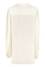 Carica l&#39;immagine nel visualizzatore di Gallery, Camicia asimmetrica in seta
