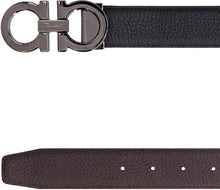 Carica l&#39;immagine nel visualizzatore di Gallery, Cintura reversibile in pelle

