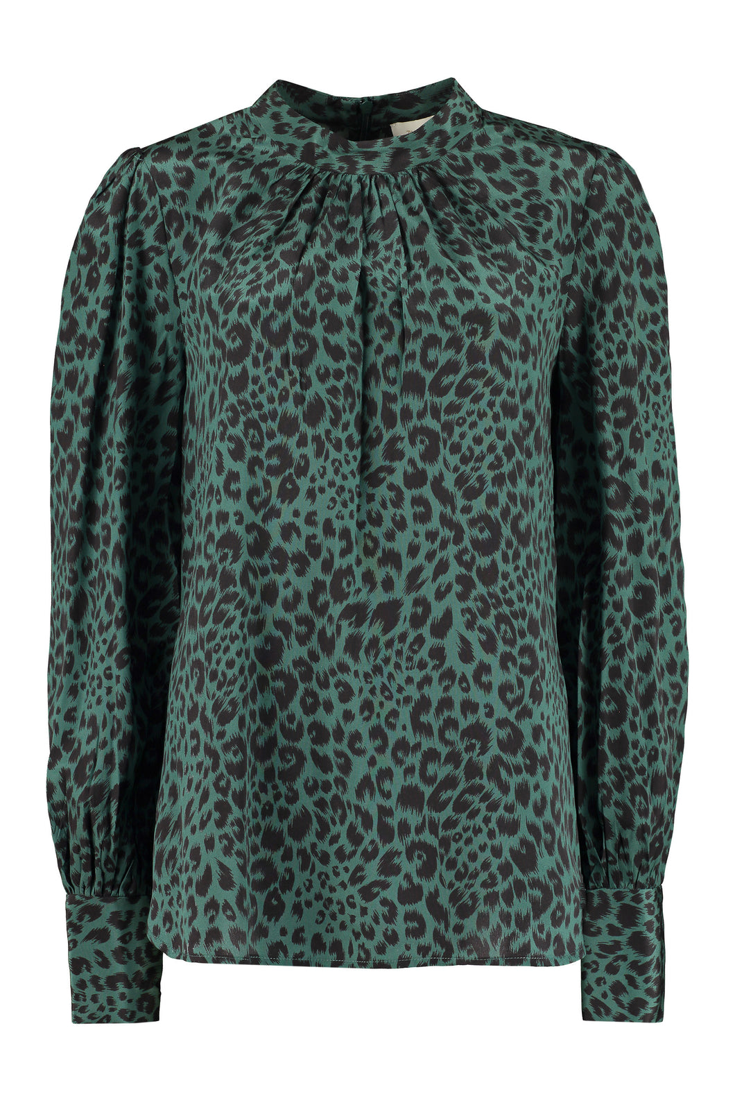 Blusa in seta stampata