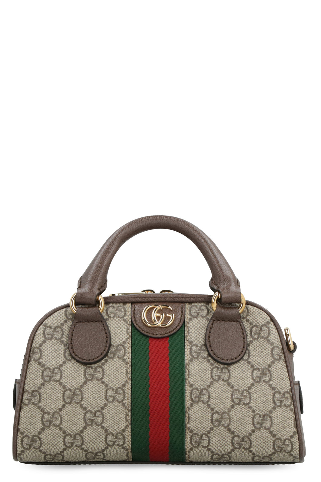 Borsa a mano Ophidia in tessuto spalmato