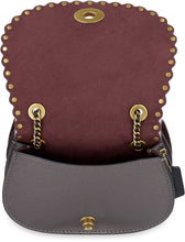 Carica l&#39;immagine nel visualizzatore di Gallery, Borsa a tracolla Parker in pelle con borchie
