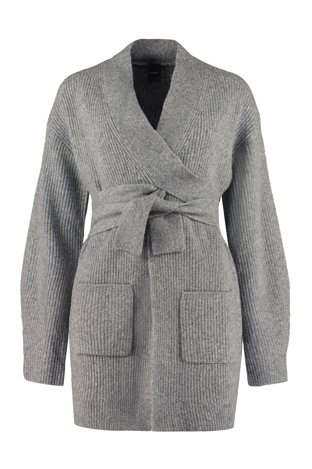 Cardigan a costine Barbadua con cintura