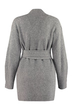 Carica l&#39;immagine nel visualizzatore di Gallery, Cardigan a costine Barbadua con cintura
