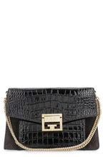 Carica l&#39;immagine nel visualizzatore di Gallery, Borsa a mano Small GV3 in pelle stampa coccodrillo
