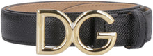 Carica l&#39;immagine nel visualizzatore di Gallery, Cintura in pelle con fibbia DG
