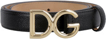 Carica l&#39;immagine nel visualizzatore di Gallery, Cintura in pelle con fibbia DG
