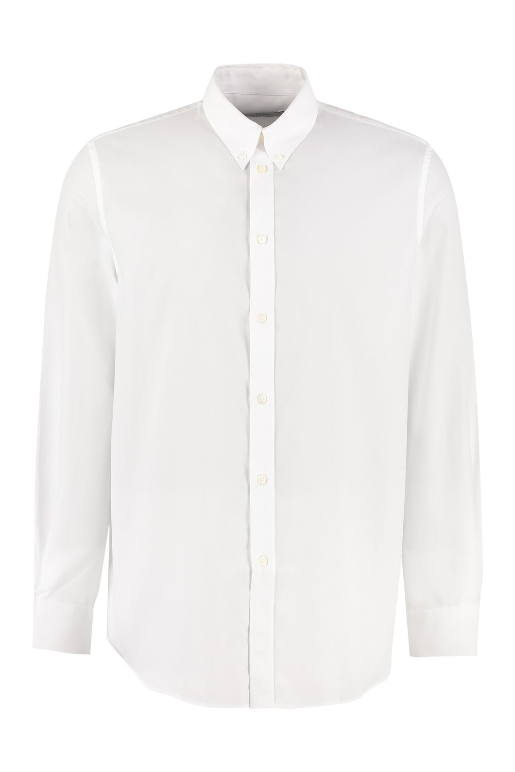 Camicia in cotone con collo button-down