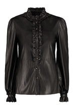 Carica l&#39;immagine nel visualizzatore di Gallery, Camicia Bruno in ecopelle
