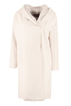 Carica l&#39;immagine nel visualizzatore di Gallery, Cappotto Ceylon in lana vergine con pelliccia
