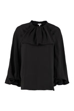 Carica l&#39;immagine nel visualizzatore di Gallery, Blusa Lavaliere in seta con jabot
