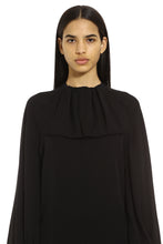 Carica l&#39;immagine nel visualizzatore di Gallery, Blusa Lavaliere in seta con jabot
