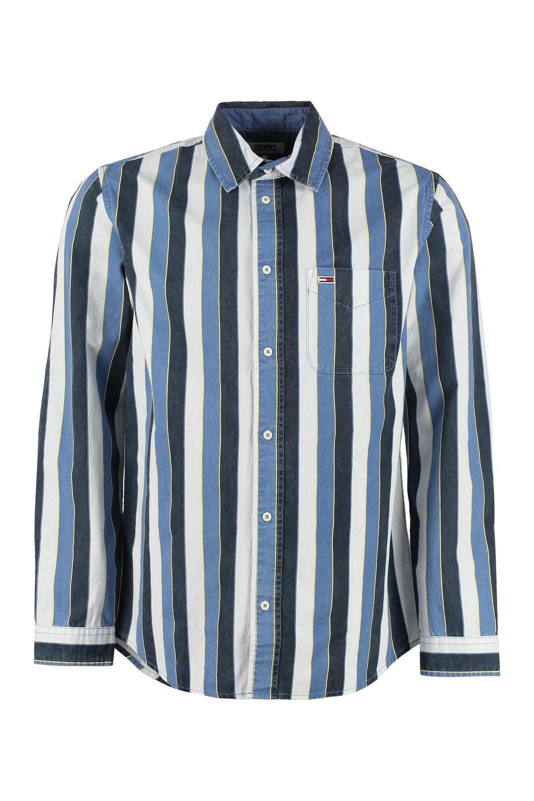 Camicia in cotone a righe