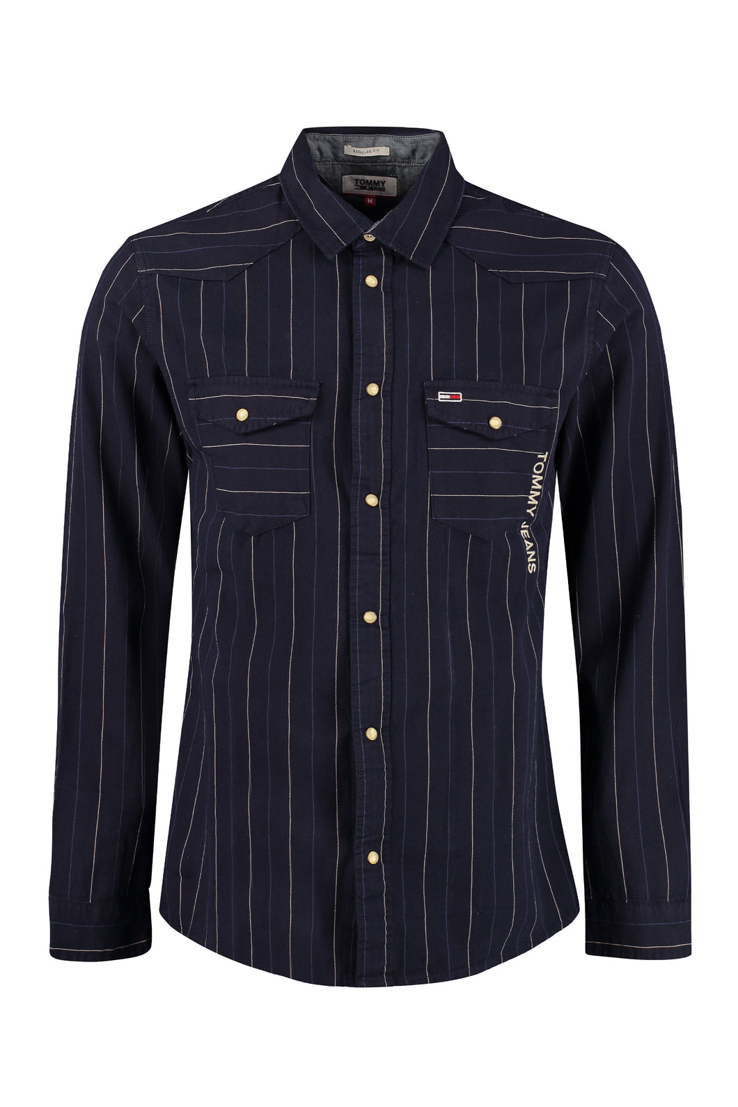 Camicia in cotone a righe