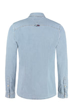 Carica l&#39;immagine nel visualizzatore di Gallery, Camicia in denim con logo
