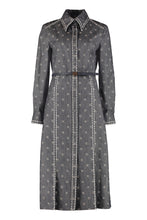 Carica l&#39;immagine nel visualizzatore di Gallery, Chemisier in denim con cintura
