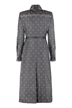 Carica l&#39;immagine nel visualizzatore di Gallery, Chemisier in denim con cintura
