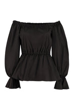 Carica l&#39;immagine nel visualizzatore di Gallery, Blusa Flinstones con arricciature lungo lo scollo
